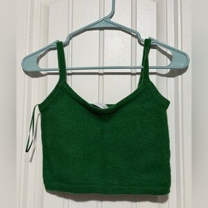 Fashion Nova Emerald Knit Crop Top